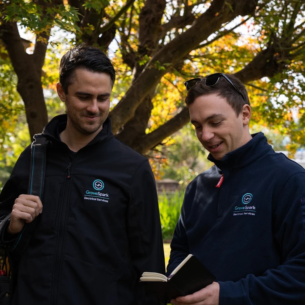 Grove Spark electrician consulting with a Chatswood homeowner about switchboard upgrades