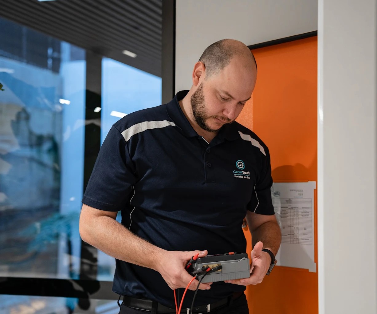 EV charger installation completed by Grove Spark in a Chatswood garage, NSW